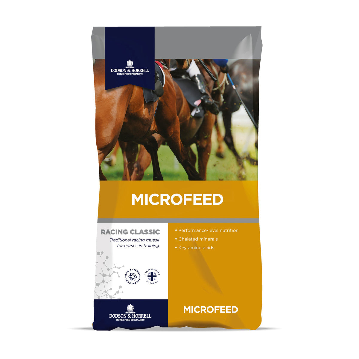 D&H Microfeed hestefoder i 20 kg sæk fra Dodson & Horrell – billede 3