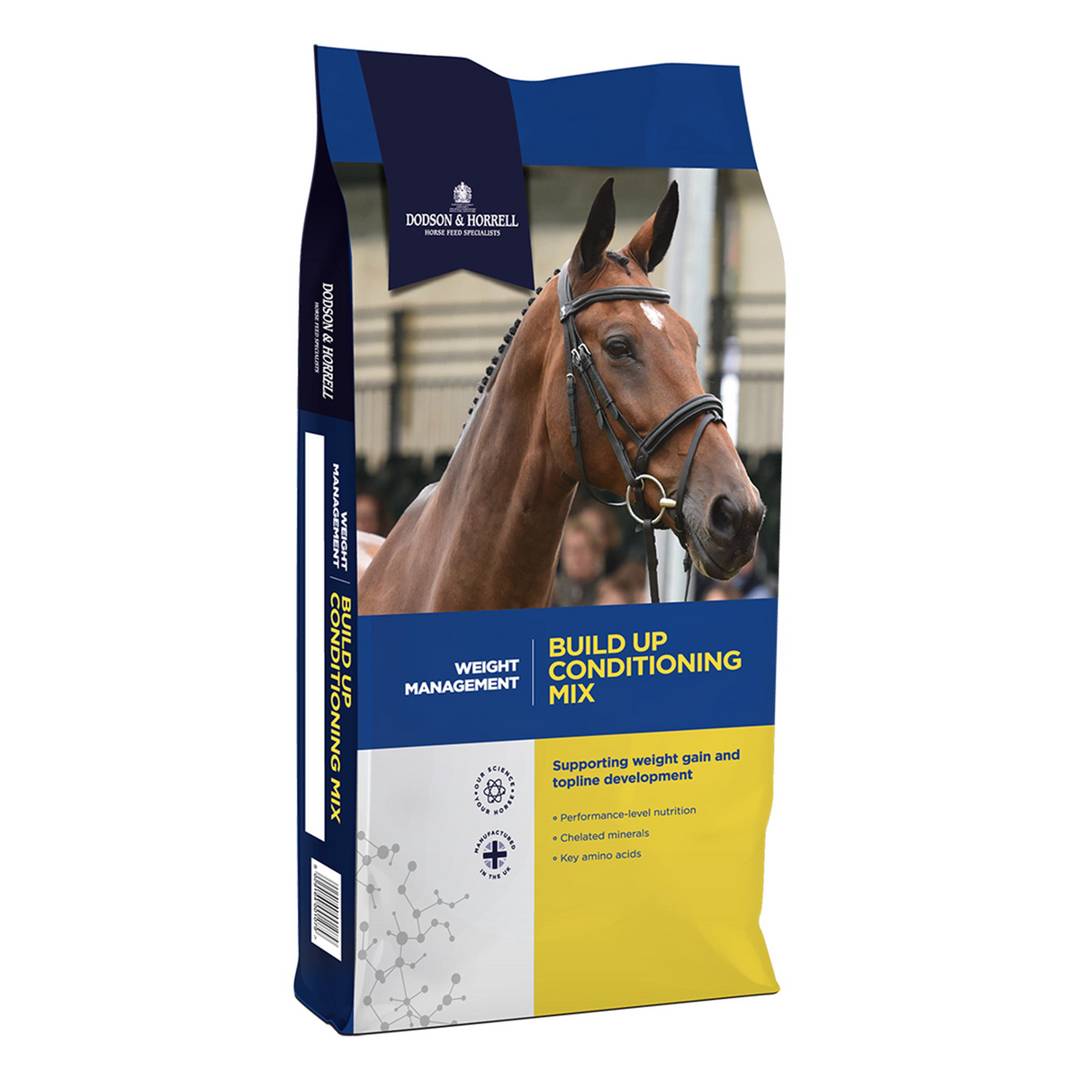 D&H Build Up Conditioning Mix hestefoder i 20 kg sæk fra Dodson & Horrell – billede 3