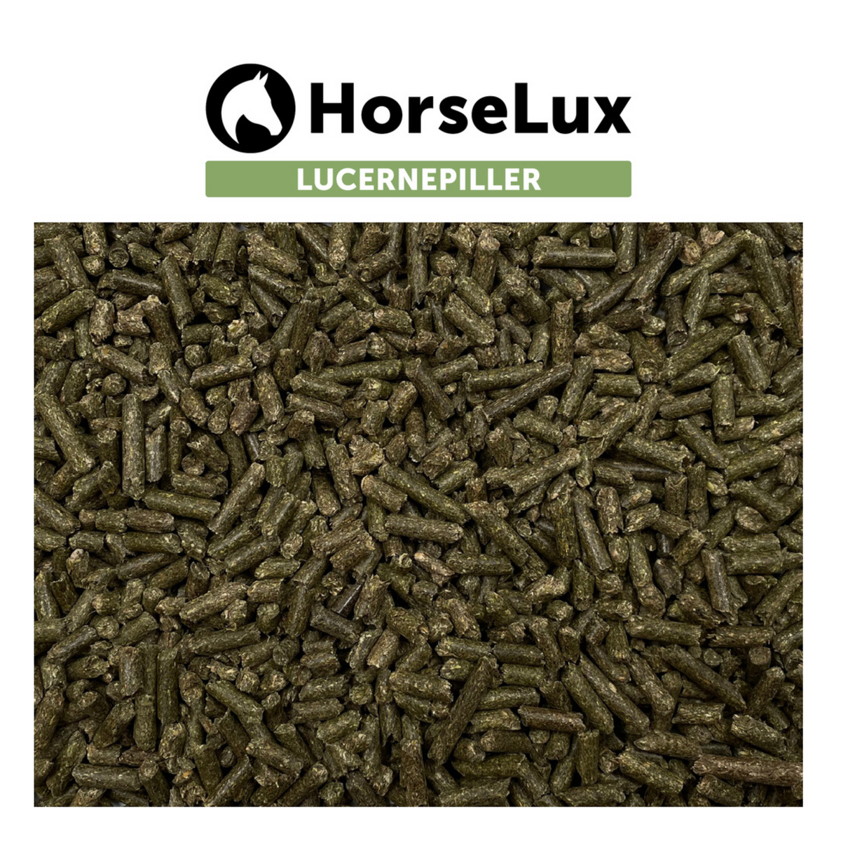 HorseLux Lucernepiller i 15 kg sæk til heste – billede 2