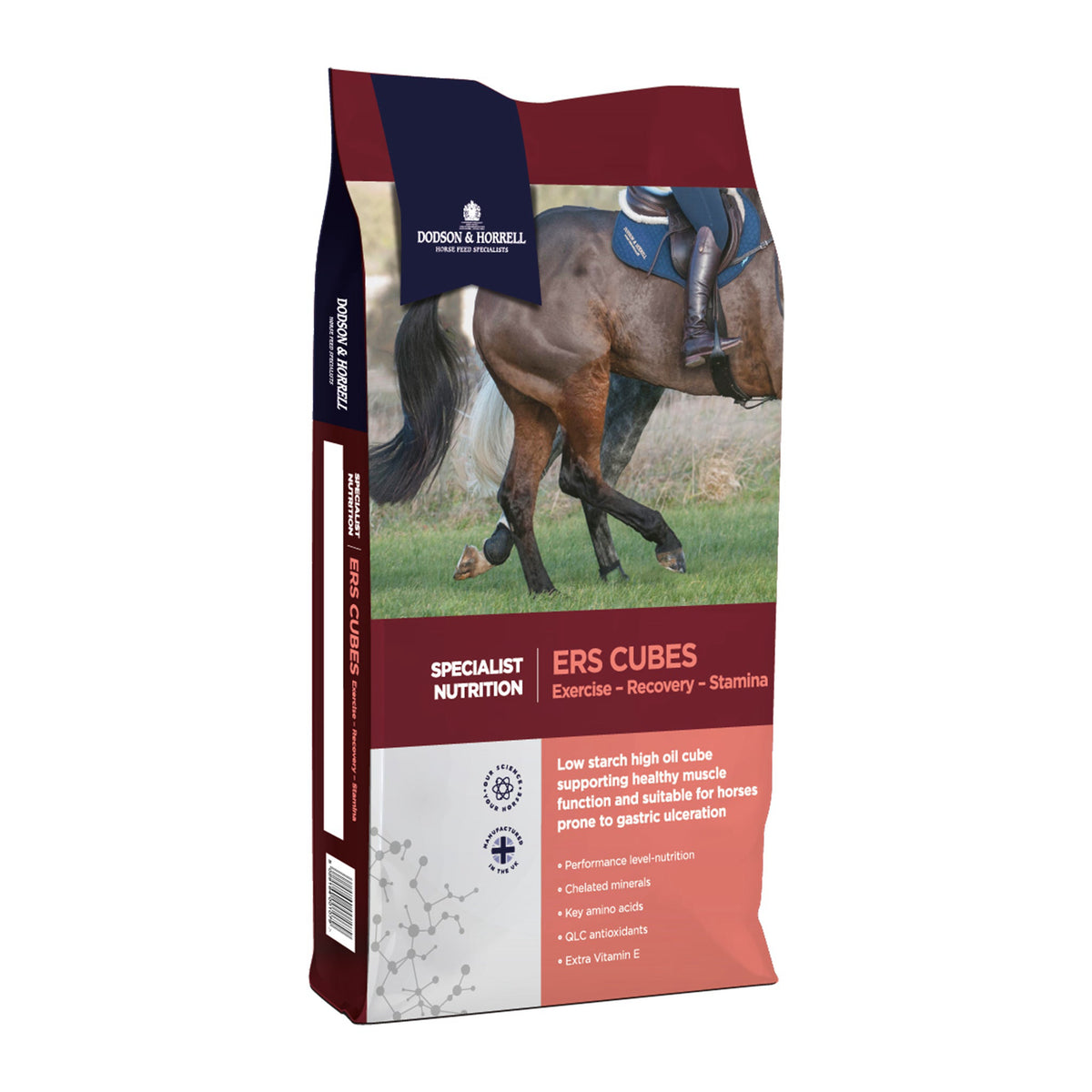 D&H ERS Cubes hestefoder i 20 kg sæk fra Dodson & Horrell – billede 3