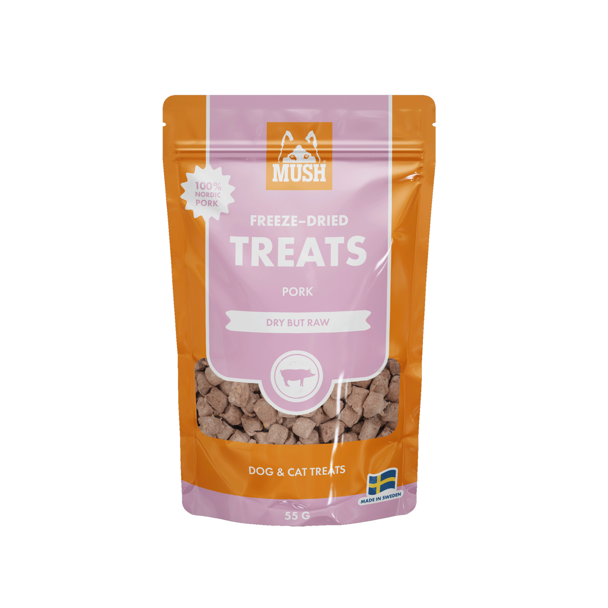 MUSH Treat Gris i 55 g pose