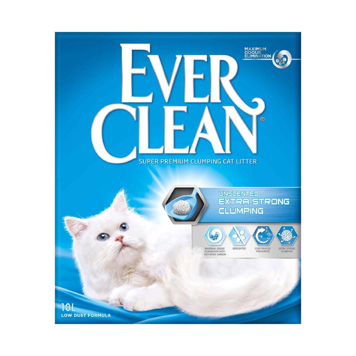 EverClean Kattegrus Unscented 10 ltr til katte