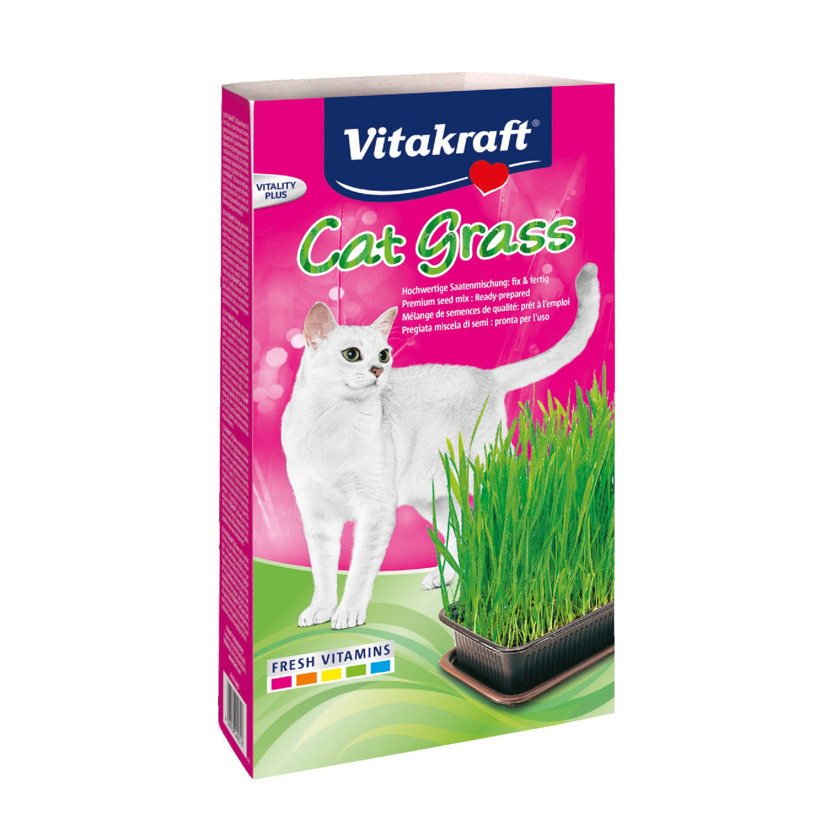 Vitakraft Kattegræs i Bakke i 120 g pose til katte – billede 2
