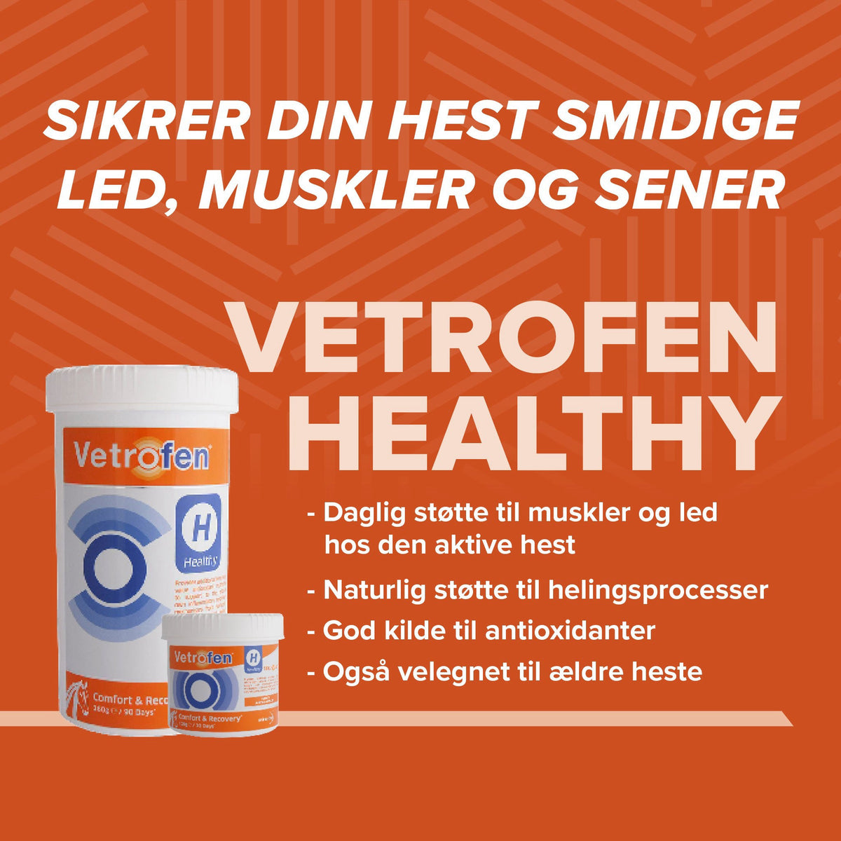 Vetrofen Healthy hestefoder i 120 g pose fra Animalife – billede 2