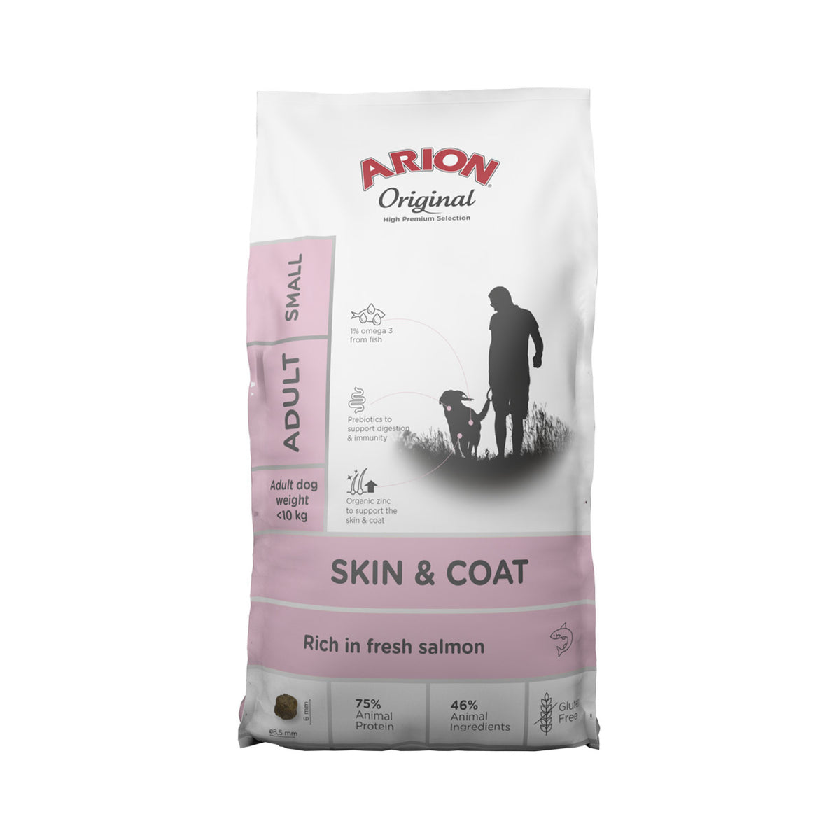 ARION Skin & Coat Adult Small Salmon i 7 kg pose til hunde
