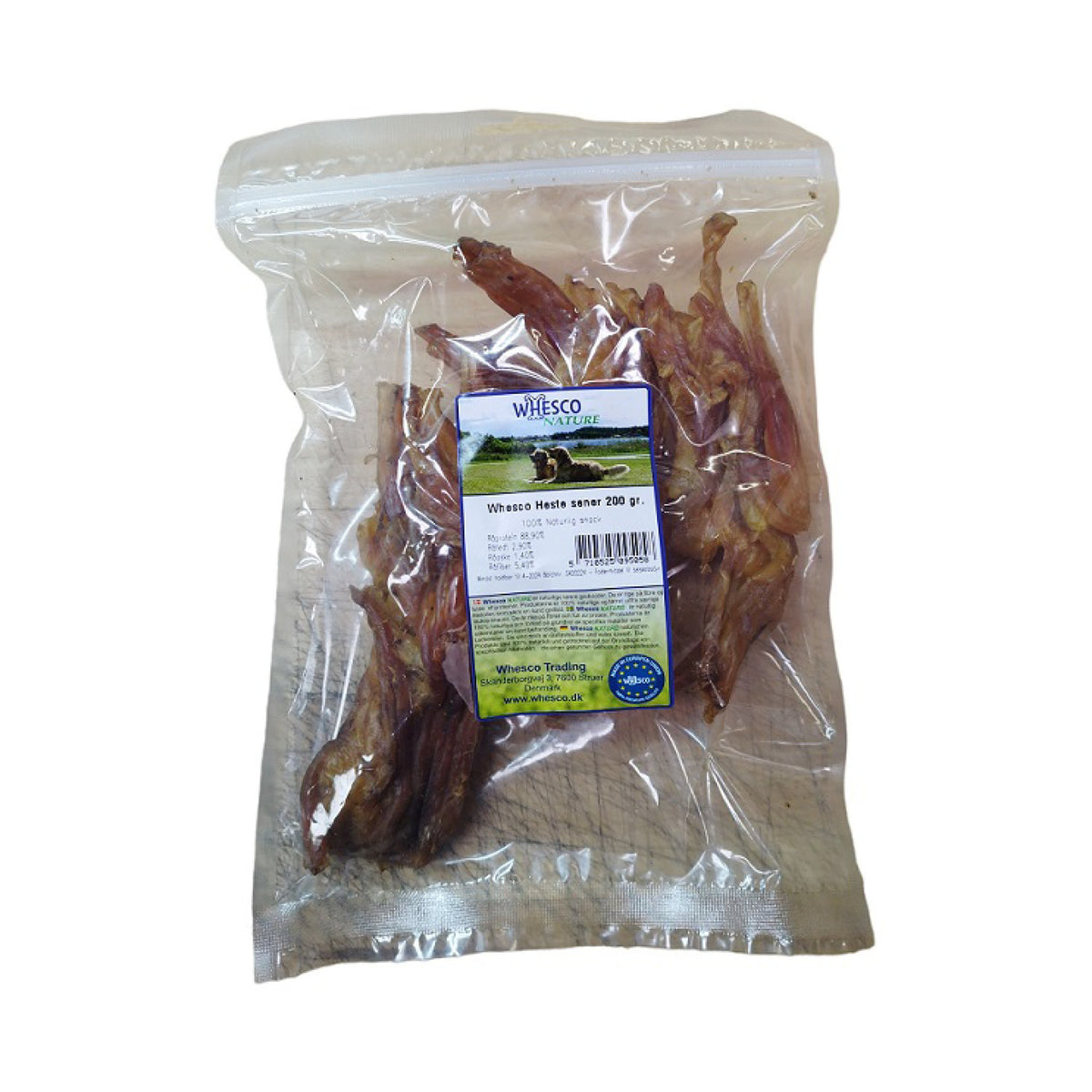 Hestesener i 200 g pose til hunde fra Whesco – billede 2