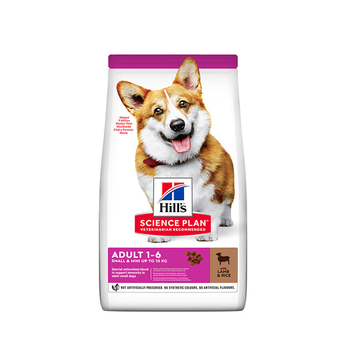 Hills Adult Small & Mini Lamb & Rice i 6 kg pose til hunde