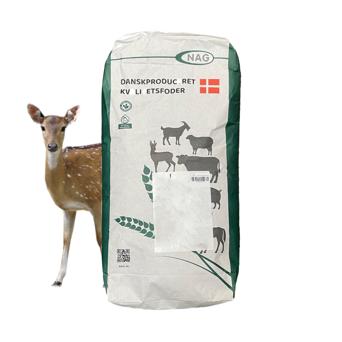 Hjortepiller i 20 kg sæk fra NAG