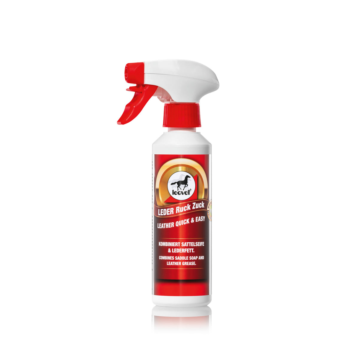 Leovet Leather Care Quick & Easy i 250 ml flaske til heste
