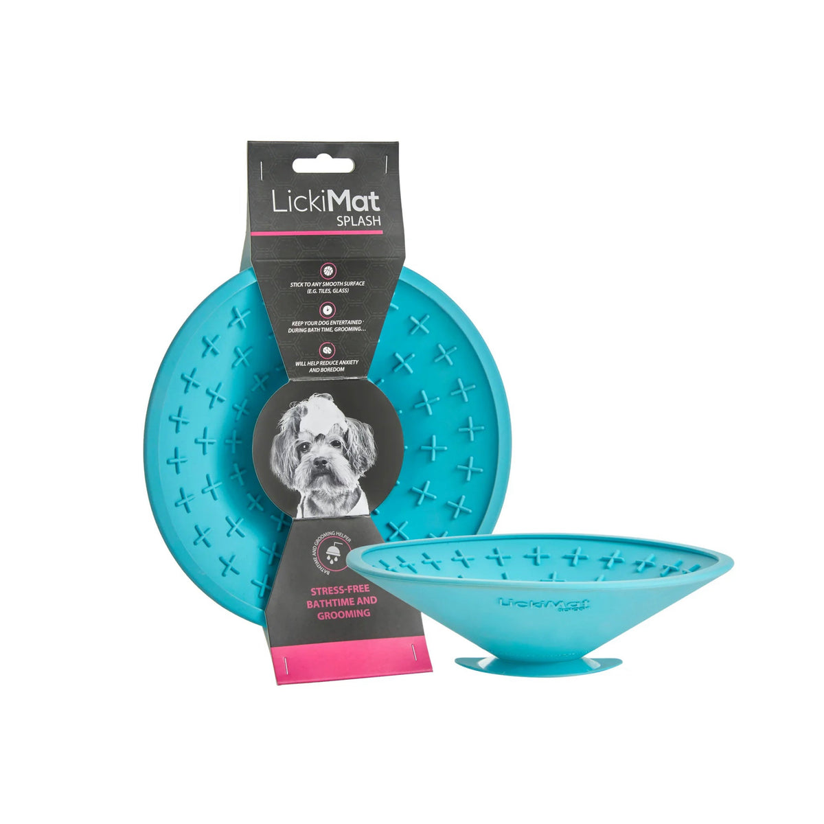 Lickimat Splash 20 x 6 cm i 6 cm pakning til hunde fra Brogaarden