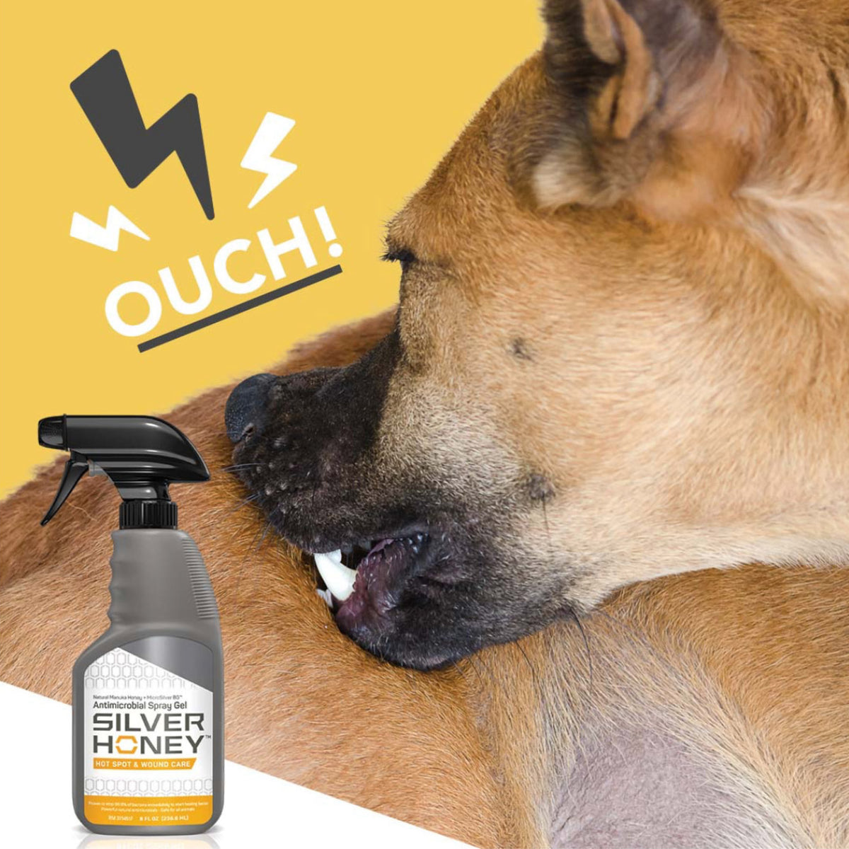 Absorbine Silver Honey Spray i 236 ml flaske til heste – billede 3