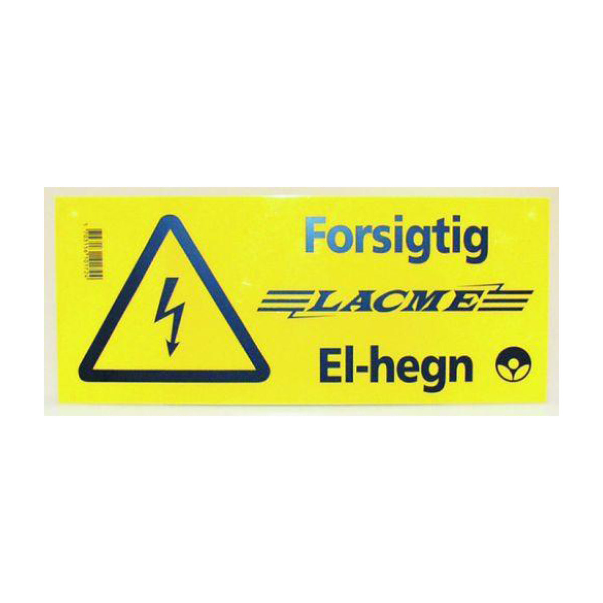 Advarselsskilt til hegn til heste fra Ryom