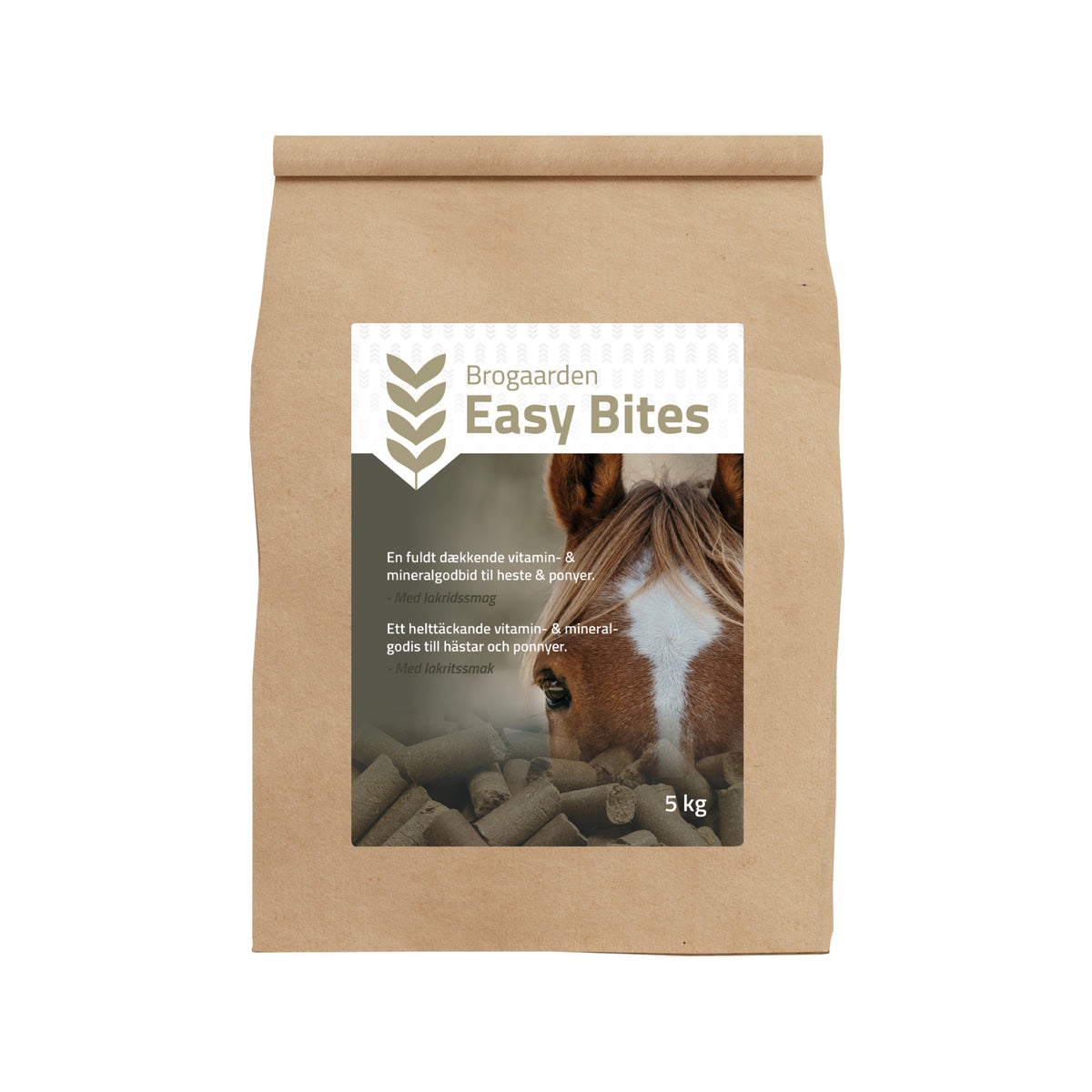 Brogaarden Easy Bites hestefoder i 5 kg pose
