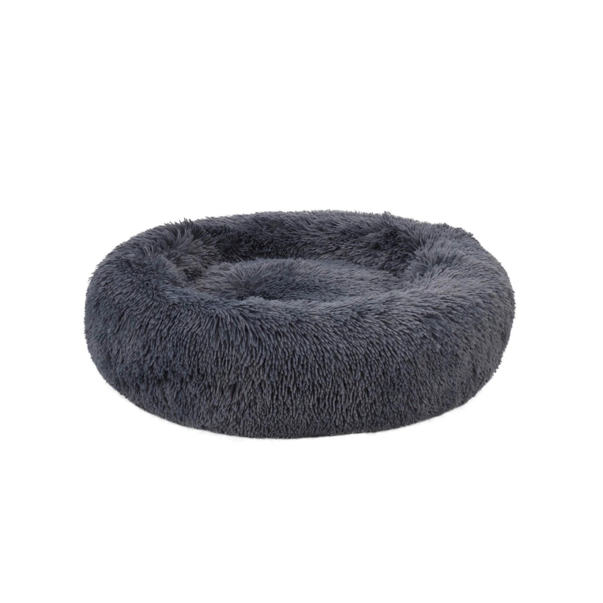 Luksus Fluffy Donutseng Grå til hunde fra Meldgaard
