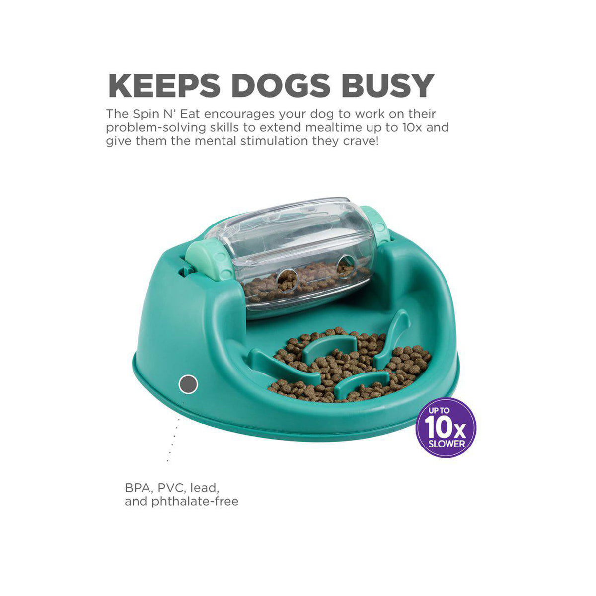 Nina Ottosson Spin 'N' Eat Slowfeeder til hunde fra Nina Ottoson – billede 3
