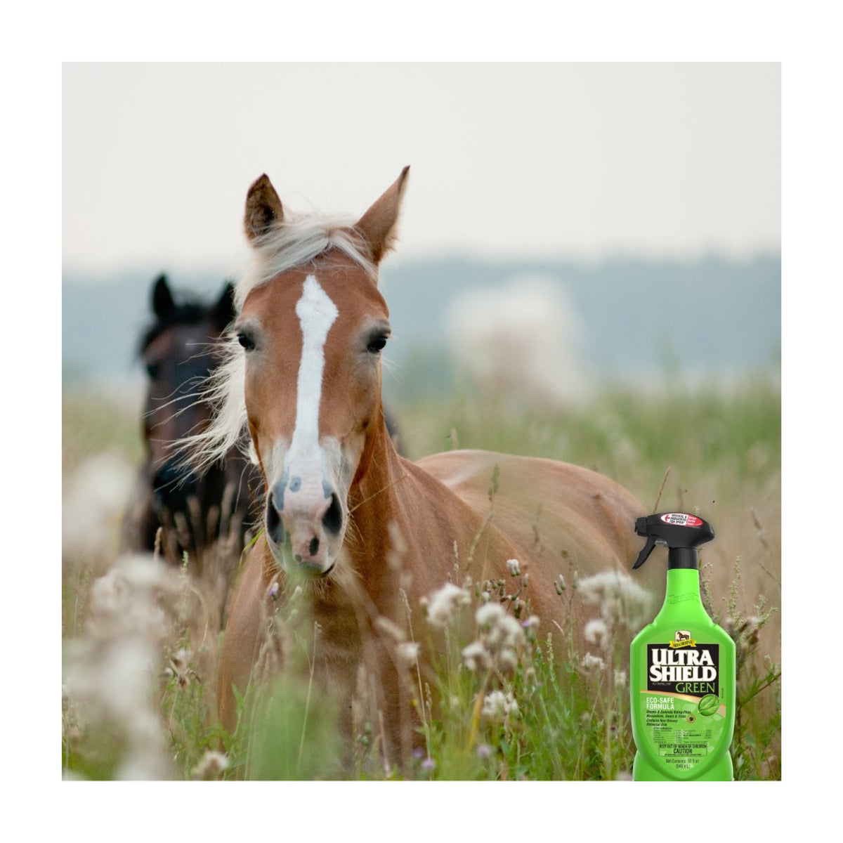 Absorbine UltraShield Green i 946 ml flaske til heste – billede 2