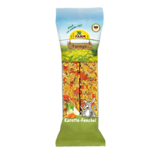 JR Farrm Gulerod og Feninikel 160g i 160 g pose til kaniner og gnavere fra JR Farm