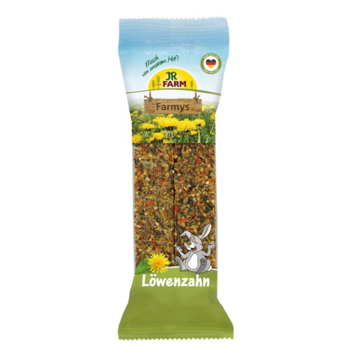 JR Farm Mælkebøtte 160g i 160 g pose til kaniner og gnavere