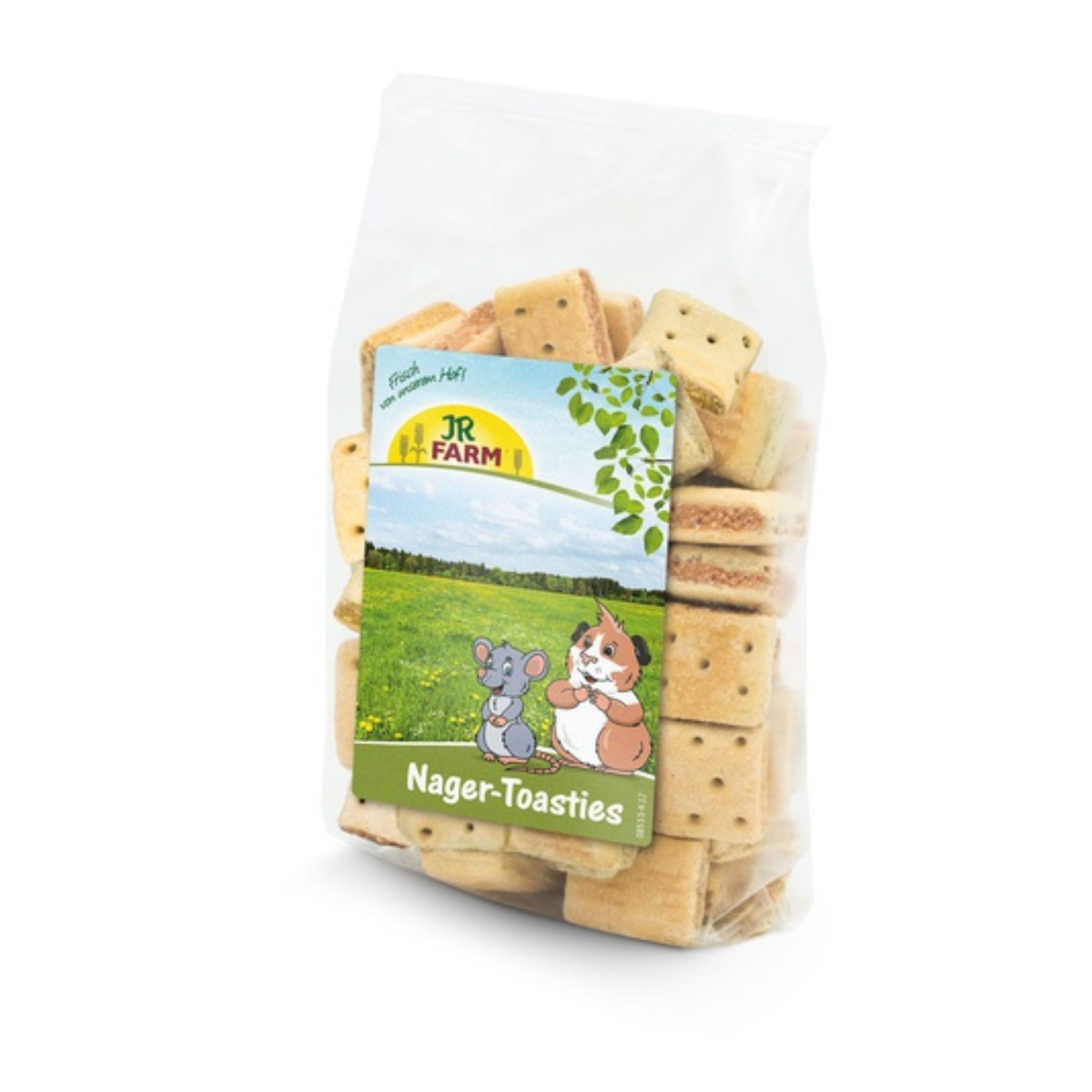 JR Farm Gnaver Toasties i 200 g pose til kaniner og gnavere
