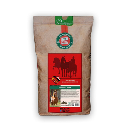 Salvana Mineral Brix – 12,5 kg i 12,5 kg sæk til heste fra Equidan Vetline