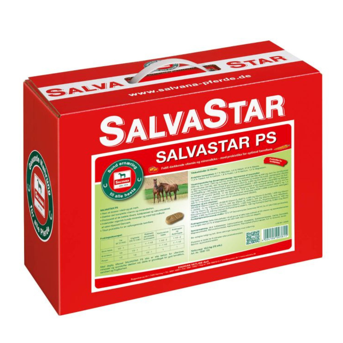 Salvana PS Kiks – 12,5 kg i 12,5 kg sæk til heste fra Equidan Vetline