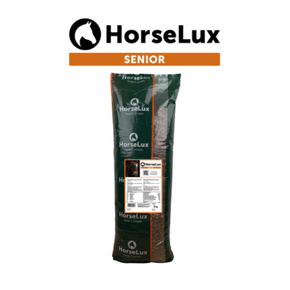 HorseLux Senior hestefoder i 15 kg sæk