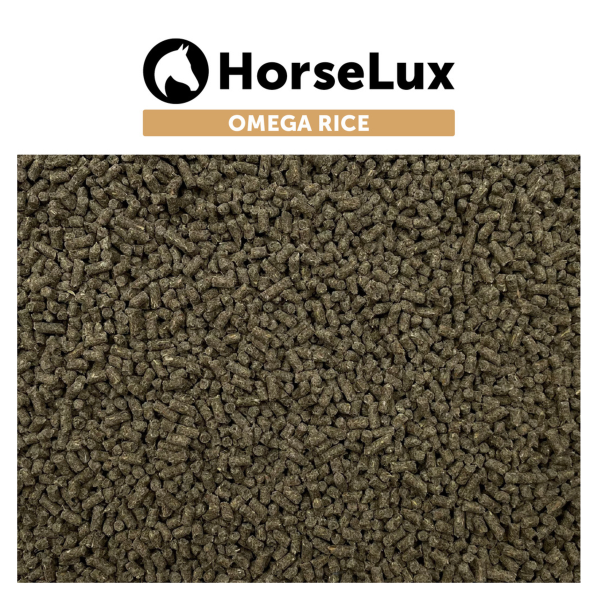 HorseLux Omega Rice i 15 kg sæk til heste – billede 2