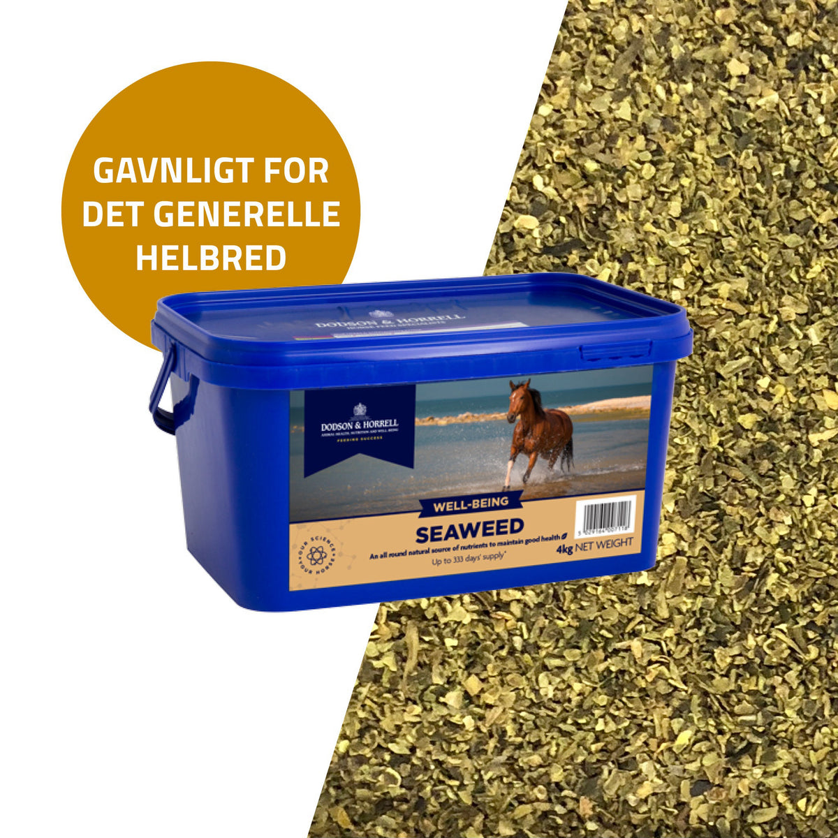 D&H Seaweed Havalger i 2 kg pose til heste fra Dodson & Horrell