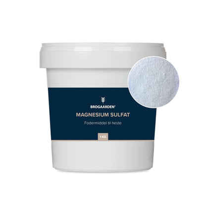 Brogaarden Magnesium Sulfat kosttilskud i 1 kg pose til heste