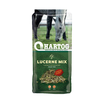 Hartog Lucerne Mix hestefoder i 18 kg sæk – billede 3