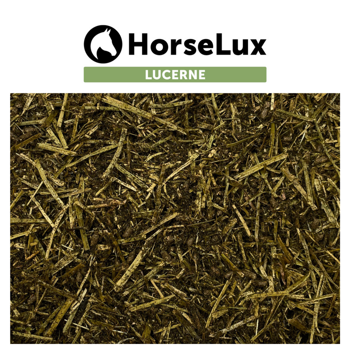 HorseLux Lucerne hestefoder i 10 kg sæk – billede 2