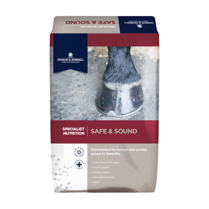 D&H Safe & Sound hestefoder i 18 kg sæk fra Dodson & Horrell – billede 3