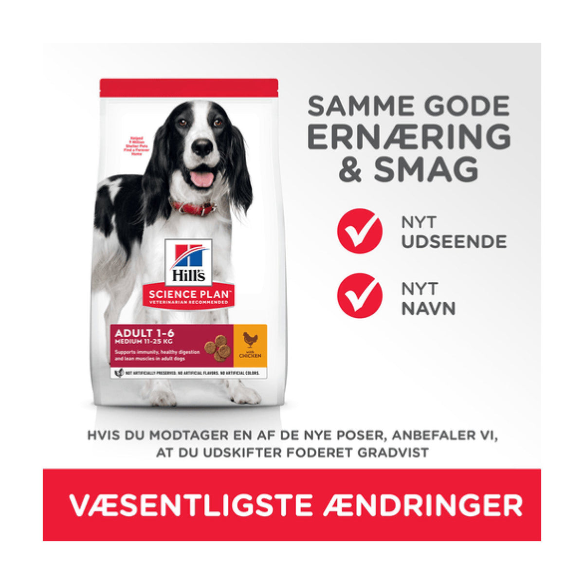 Hill’s Adult Medium Breed Kylling i 12 kg sæk til hunde fra Hills – billede 4