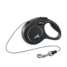 Flexi Classic Hundesnor Line Sort til hunde