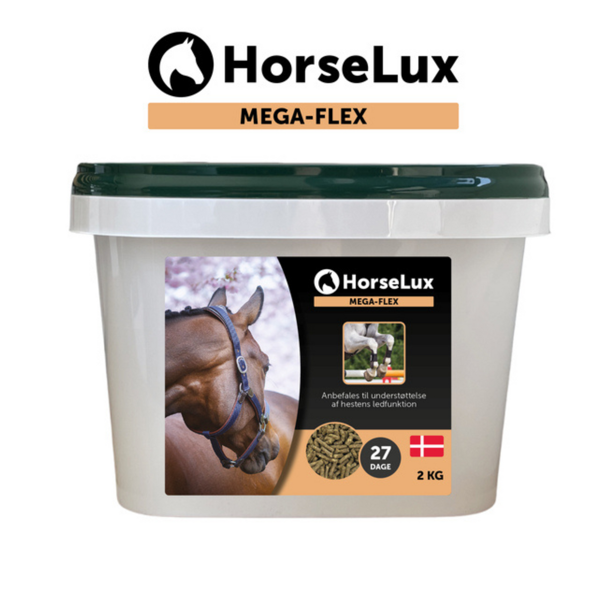 HorseLux Mega-Flex Pellets i 2 kg pose til heste