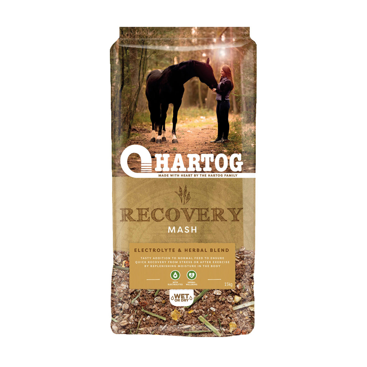 Hartog Recovery Mash hestefoder i 15 kg sæk – billede 3