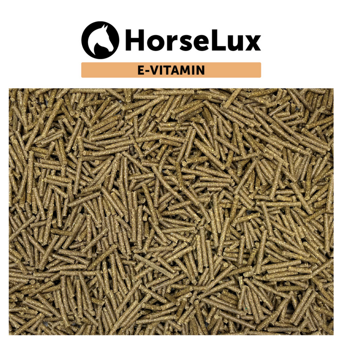 HorseLux E-Vitamin Pellets i 1 kg pose til heste – billede 2