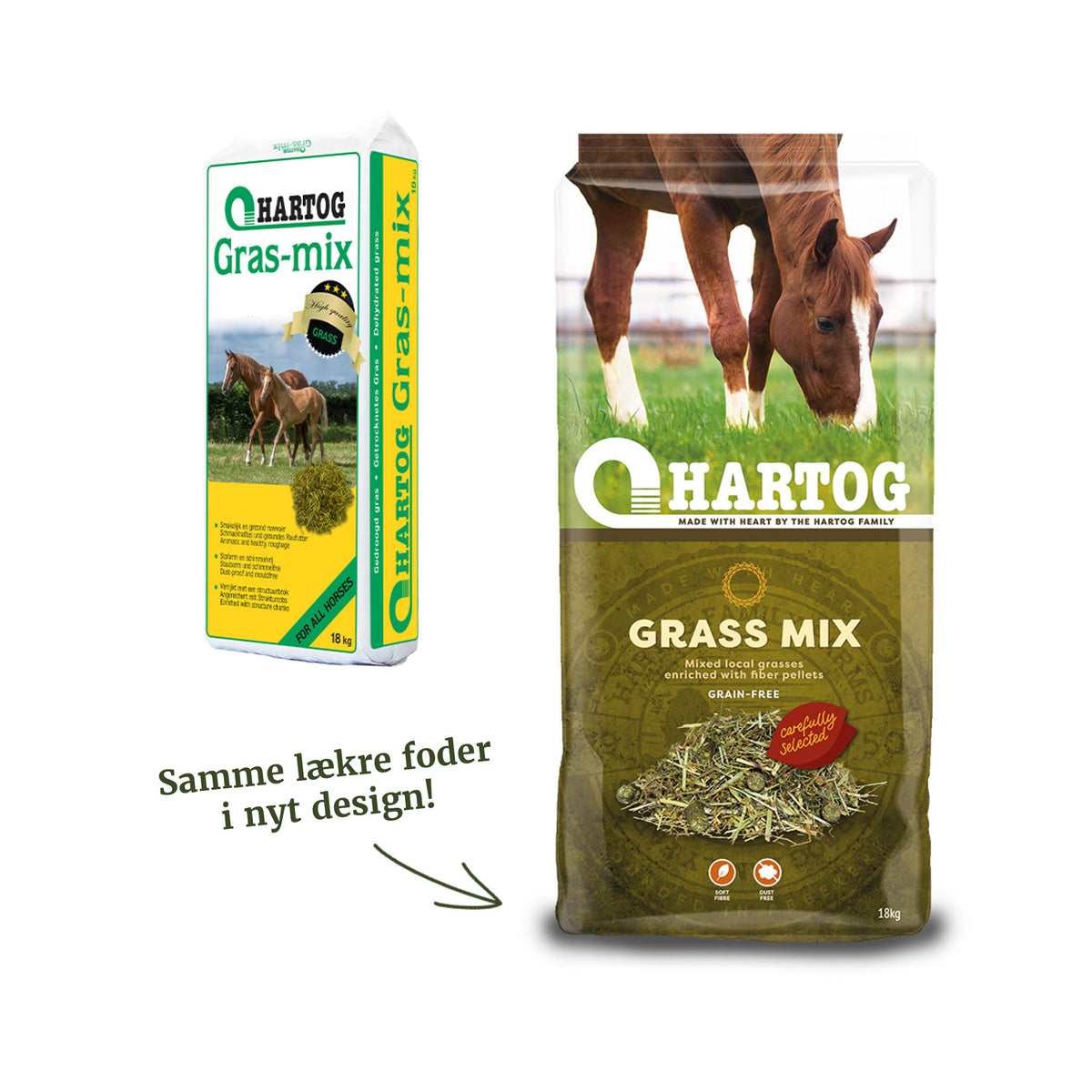 Hartog Grass Mix hestefoder i 18 kg sæk – billede 4