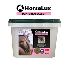 HorseLux Loppefrøskaller hestefoder i 1,5 kg pose