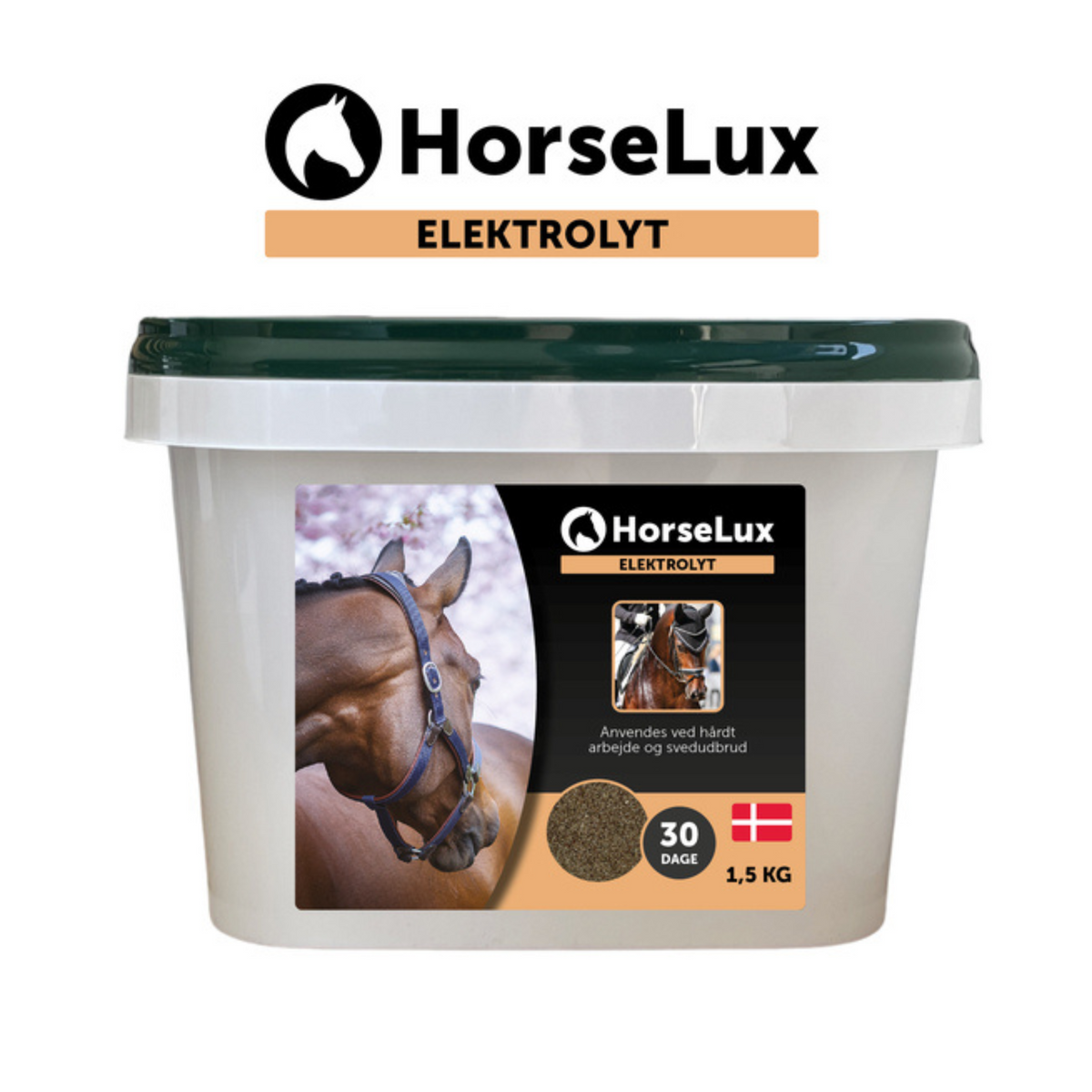 HorseLux Elektrolytter i 1,5 kg pose til heste