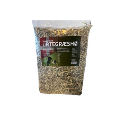 Brogaardens Urtegræshø i 2,5 kg pose til kaniner og gnavere