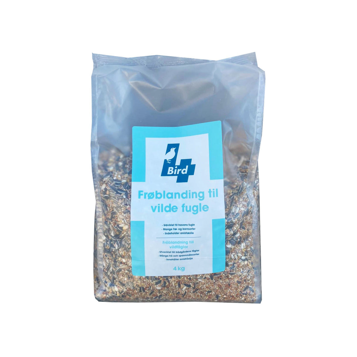 4Birds Vildfugleblanding Luxus i 4 kg pose vildtfuglefoder fra 4Bird – billede 2