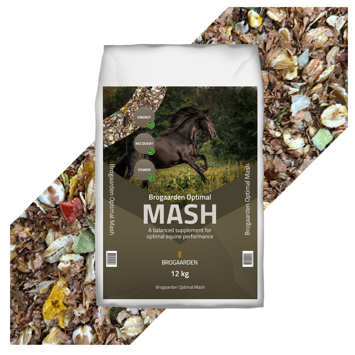 Brogaarden Mash hestefoder i 12 kg sæk – billede 2