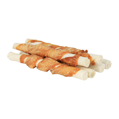 Denta Fun Chewing Rolls m. Kylling i 6 stk pakning til hunde fra Trixie