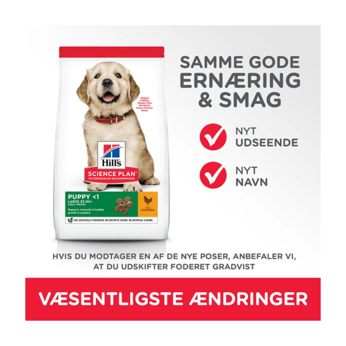 Hill’s Puppy Large breed Kylling i 12 kg sæk til hunde fra Hills – billede 4