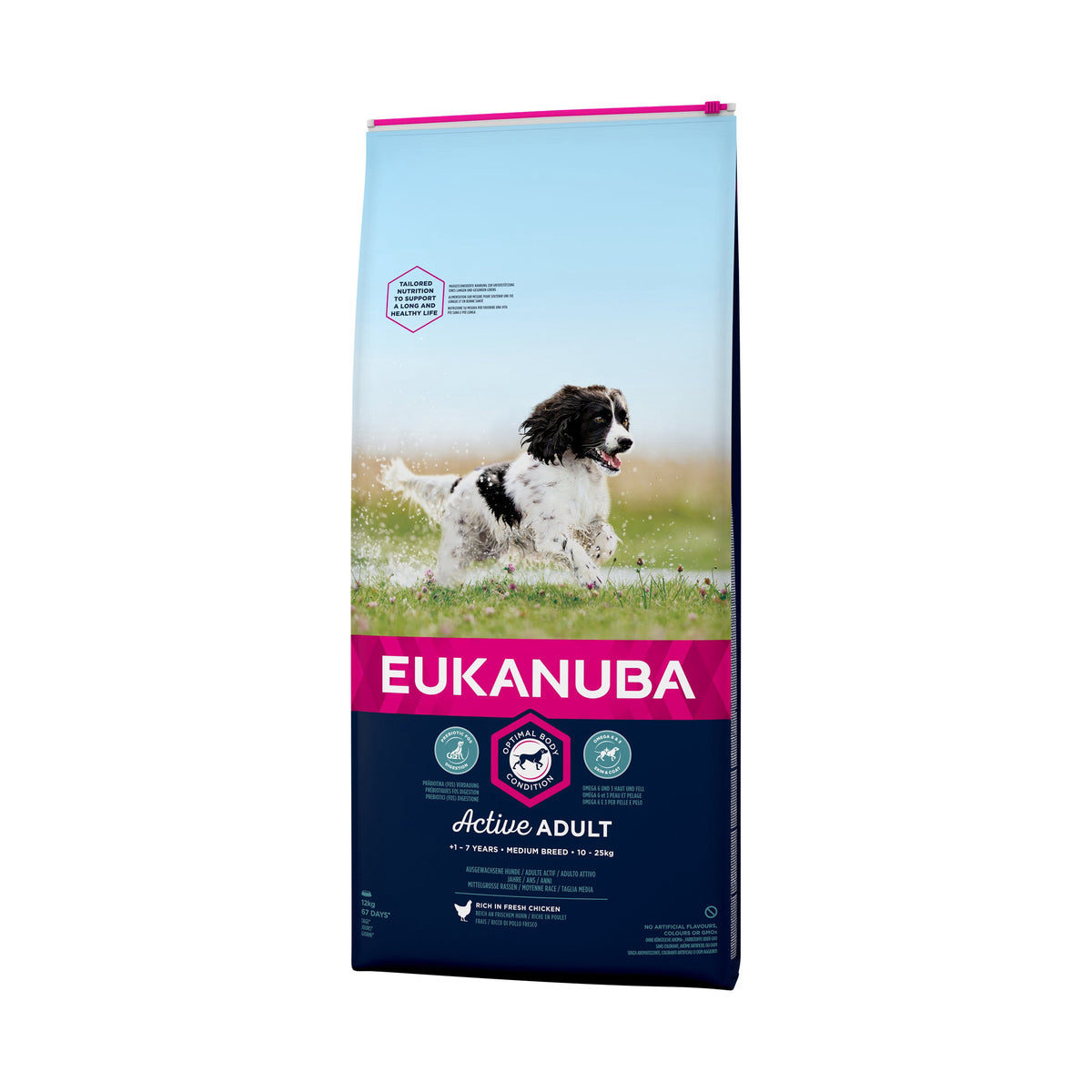 Eukanuba Adult Medium Breed i 12 kg sæk til hunde
