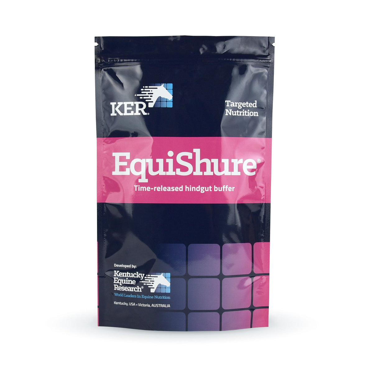 EquiShure hestefoder i 1,25 kg pose fra Kentucky Equine Research