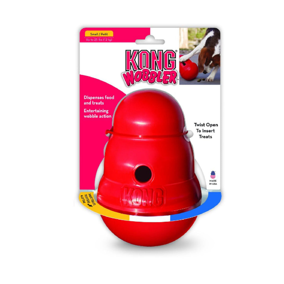 KONG Wobbler Aktiveringslegetøj Large til hunde – billede 3