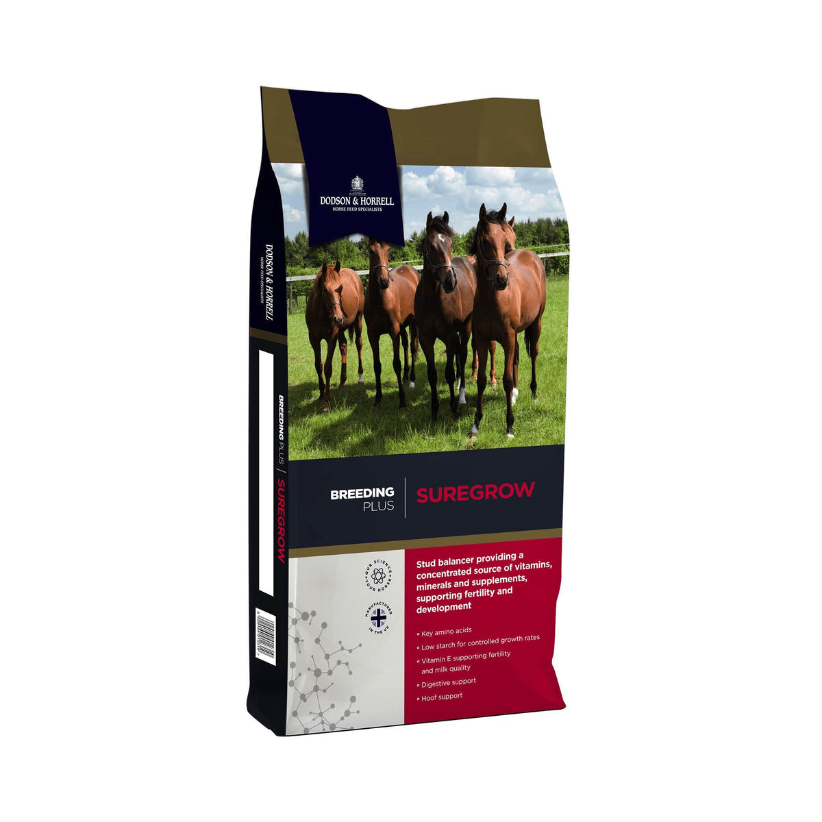 D&H Suregrow hestefoder i 20 kg sæk fra Dodson & Horrell – billede 3