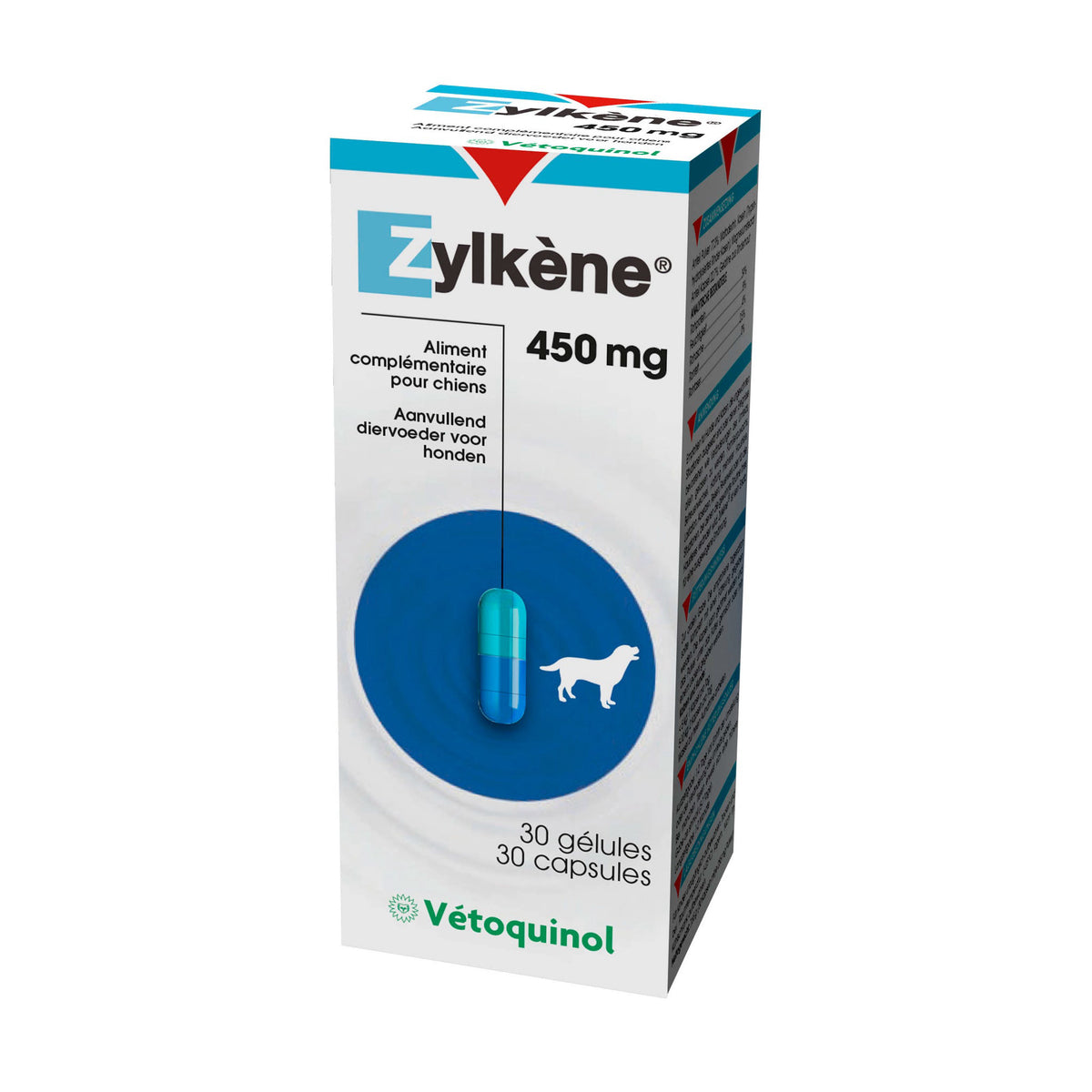 Zylkène 450 mg Hund 30 Kapsler til hunde